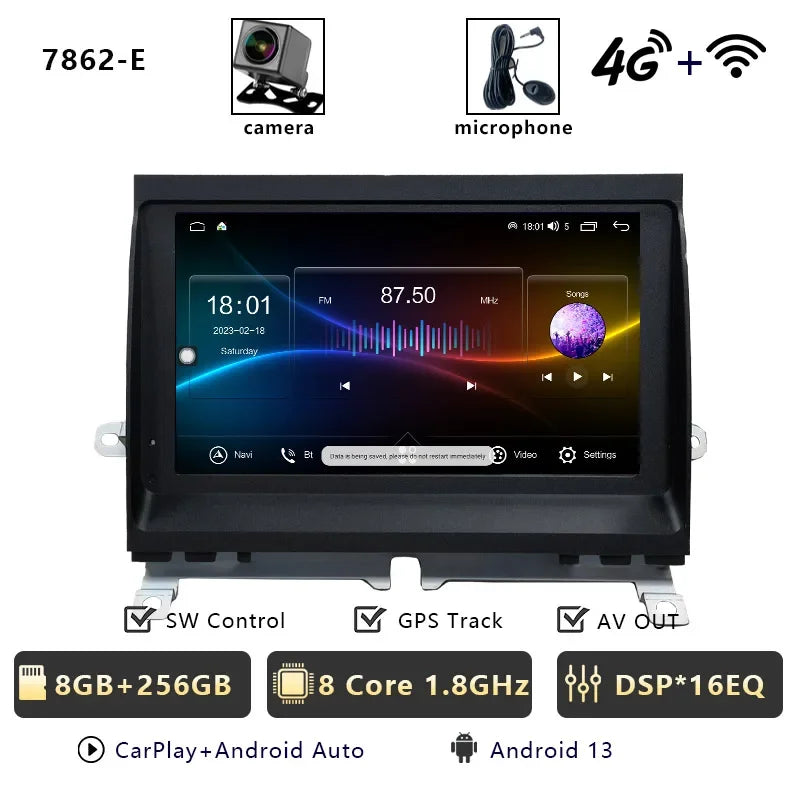 CHSTEK Android 13 Multimedia Player For Land Rover LR3 Discovery 3 L319 2004-2009 Auto Radio Car Stereo Carplay GPS WIFI 4G BT CM World
