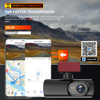 4K WIFI Dash Cam Mini CAR DVR Support Front and Rear Dual Lens 1080P Black Box Room Night Vision Camera Parking Monitor Car Mobile World