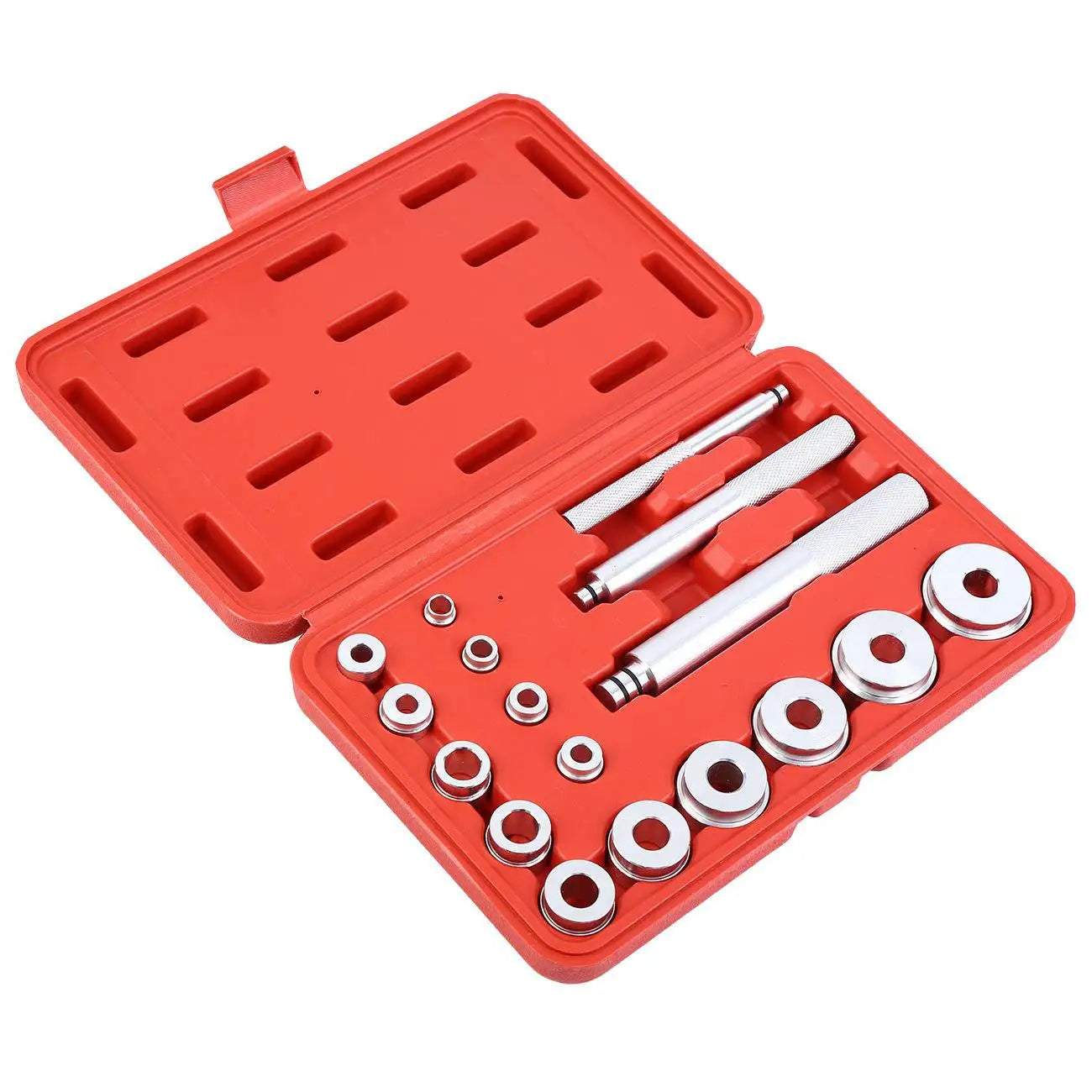 Bearing Disassembly Tool Repair Kit 17 Pcs/Set Seal Driver Installer Remover Automotive Tools Aluminum wheel bearing kit CM World