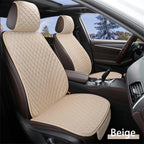 Universal Flax Car Seat Cover Front Rear Cushion Comfortable Breathable Protector Mat Four Season Pad Auto Interior Accessories CM World