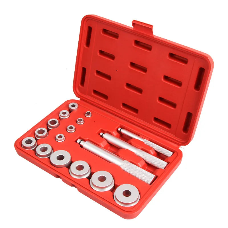 Bearing Disassembly Tool Repair Kit 17 Pcs/Set Seal Driver Installer Remover Automotive Tools Aluminum wheel bearing kit CM World