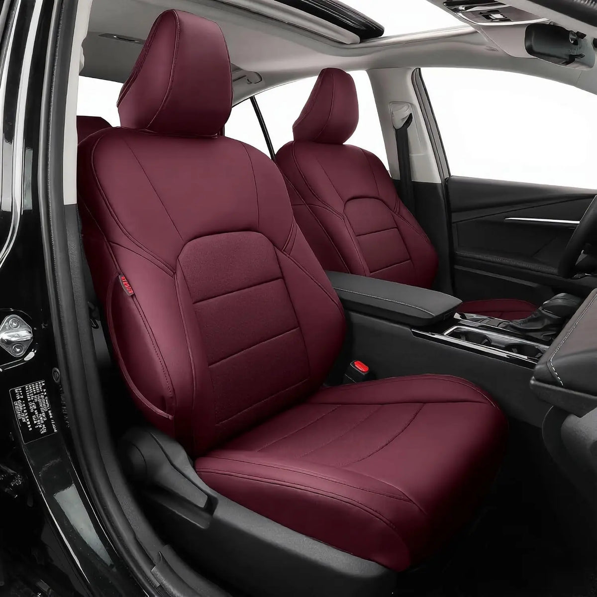 coverdream Camry Car Seat Covers Custom Fit for Toyota Camry Hybrid 2025 2026 SE/LE/XLE/XSE Waterproof Leather Car Seat Cover