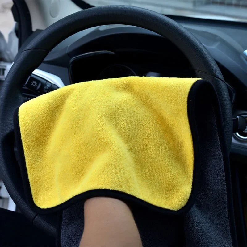 1/2/6PCS Car cleaning towels, car washing and drying cloths, microfiber towels, care face cloths, car beauty accessories CM World