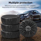 1/2/4PCS Polyester Car Auto Wheel Tire Cover Protector Car Spare Tire Cover Tyre Wheel Covers For Vehicles Dustproof Tire Bags