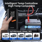 NEW 4-IN-1 Car Jump Starter With 150PSI Tire Inflator Air Pump Portable Car Battery Booster Power Bank For 12V Gas/Diesel