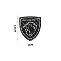 metal Car Front Hood Cover Sticker Rear Tail Emblem Decal for Peugeot 307 206 308 207 406 407 408 508 3008