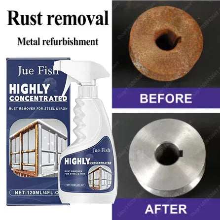 Rust Remover Spray Effective Rust Removal Spray Refresh Rusted Hardware Tool Surface Remove Accumulated Metal Rust Dirt