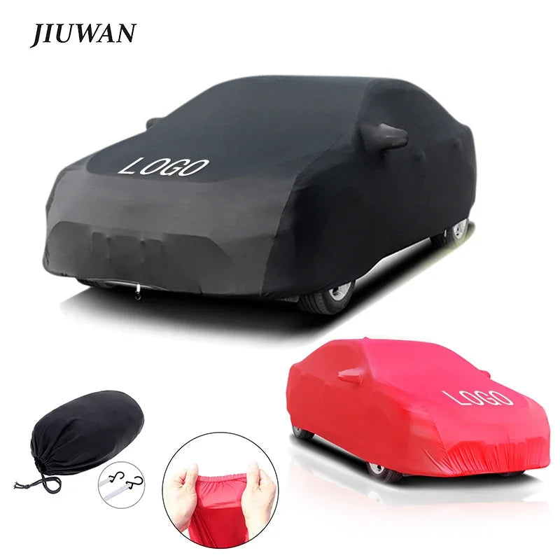 For Sports Car Sedan SUV Beauty Styling Universal Stretch Car Cover Sunproof Windproof Dustproof Scratch Resistant UV Protection CM World