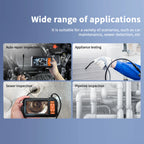 Industrial Endoscope 1080P Digital Borescope Inspection Camera 8mm IP67 Water-tight Sewer Camera with 4.3"  Screen 8 LED Lights