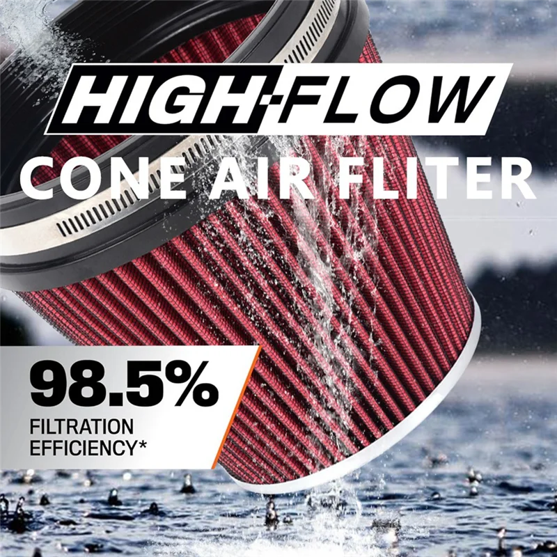 Top Sale Car Universal 6 Inch High Flow Intake Air Filter Car Engine Air Inlet 152Mm Mushroom Style Car Modified Filter Parts