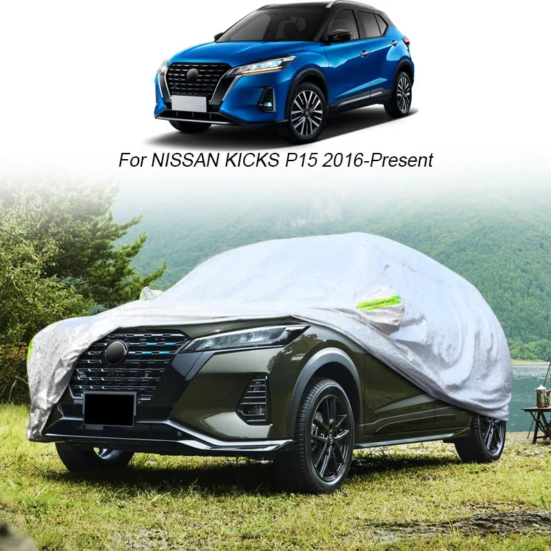 For Nissan ARIYA JUKE KICKS MURANO Pathfinder Patrol Y62 Y63 Qashqai Rogue Terra Rouge Rain Frost Snow Dust Waterproof Car Cover Car Mobile World