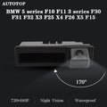 Car Rearview Camera For BMW 3 5 series F10 F11 F30 F31 F32 X3 F25 X4 F26 X5 F15 Backup Trunk Handle WaterProof Reverse Parking Camera