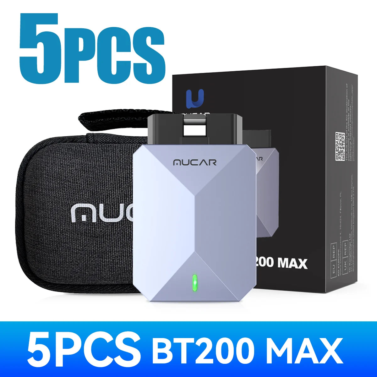 MUCAR BT200 MAX CAN FD OBD2 Scanner 15 Resets AI Car Diagnostic Tools All System Auto Scan Bi-Directional Control Free Update Car Mobile World