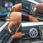 Tree Car Aromatherapy Diffuser Essential Oil Car Vent Clip Air Freshener Purifier with Pads - Car Clip Perfume Locket