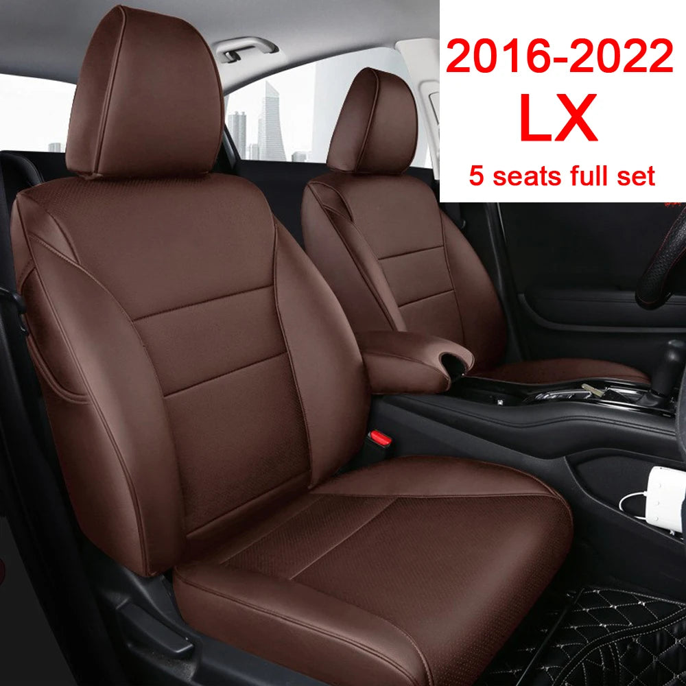 Car Special Seat Covers For Honda Vezel HRV XRV 2016 2017 2018 2019 2020 2021 2022 Car Seat Protective Cover Leather Cushion