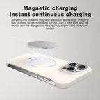 Ultra Thin PC Matte Frameless Case For Magsafe iPhone 17 Air 16E 16 15 14 13 12 11 Pro XR XS Max Plus Magnetic Shockproof Cover