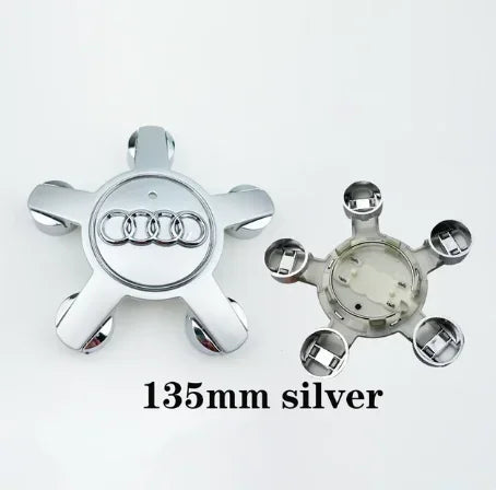 Audi 4pcs 60mm 61mm 68mm 69mm 123mm Car Styling Wheel Center Cap Hub Covers Badge for Audi A3 A4 A5 A6 A7 A8 S4 S6 Sticker CM World
