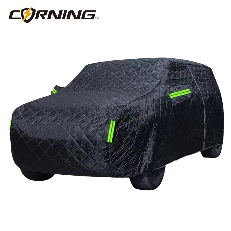 Car Protector Covers Outdoor Sun Protection Waterproof Exterior Cover Universal Snow Cotton Anti Hail Protective Proof Body CM World