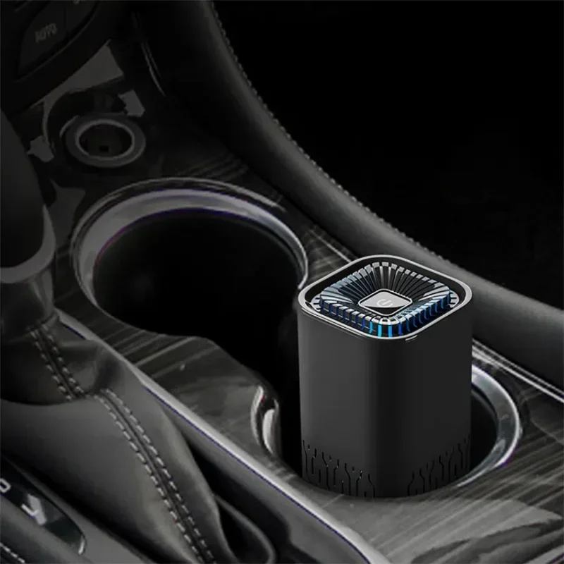 Auto small air purifier negative ion car cleaners HEPA fresh agent air filter dusty smoke smell removal, bedroom, office CM World