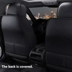 Auto Set Car Seat Covers Universal PU Leather Single Front Split Protector Four Season Fit Most Car SUV Car Interior Accessories