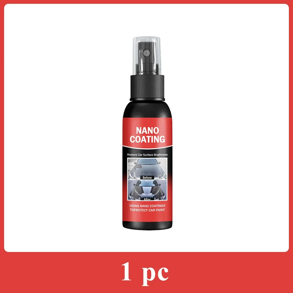Car Nano Ceramic Coating Kit - Universal Professional Car Beauty, High Gloss Car Paint Repair Protection, Long-Lasting Gloss CM World
