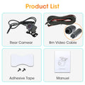 Universal 4 pin Rear View Camera For DVR IP68 Backup Camera Waterproof Night Vision 12V 1080P Reverse Camera 720P 480P 4pin Lens CM World