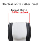 Women's PU Leather Car Interior Wheel Cover with Flashing Mesh Rhinestones for 14.5-15 Inch Car Accessories CM World