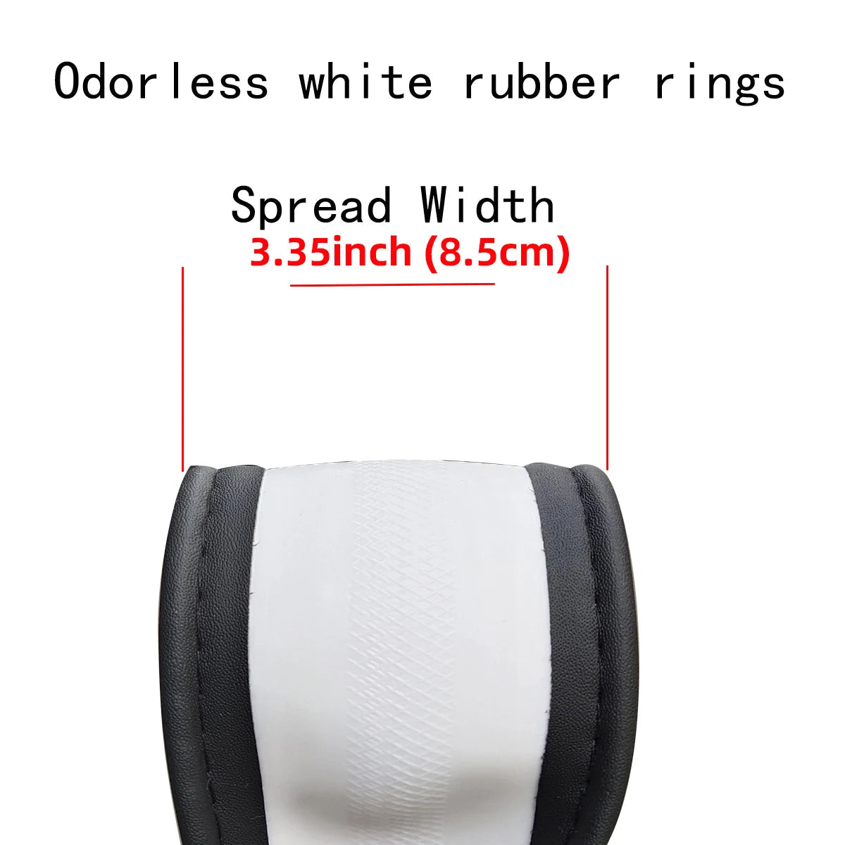 Women's PU Leather Car Interior Wheel Cover with Flashing Mesh Rhinestones for 14.5-15 Inch Car Accessories CM World
