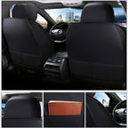 Full Coverage Universal Style Pu Leather Car Seat Covers for VW Passat B6 B7 B8 Seat Arona LEON Skoda Superb 3 2 Car Accessories CM World