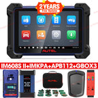 Autel MaxiIM IM608 II Pro IM608S II XP400PRO IMMO Key Programming Tool Car Diagnostic Tool OBD2 Scanner PK IM508 IM508S IM608Pro Car Mobile World