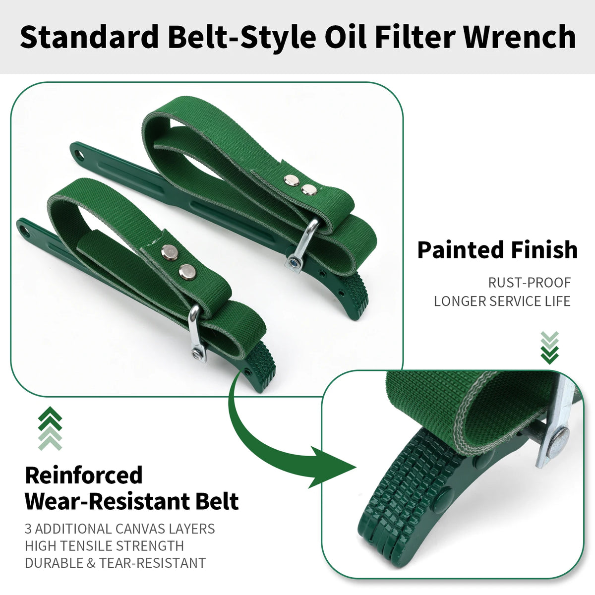 1PC Adjustable Oil Filter Puller Strap Spanner Belt Wrench For Oil Filter Pre-Filter Water Filter Replacement Disassembly