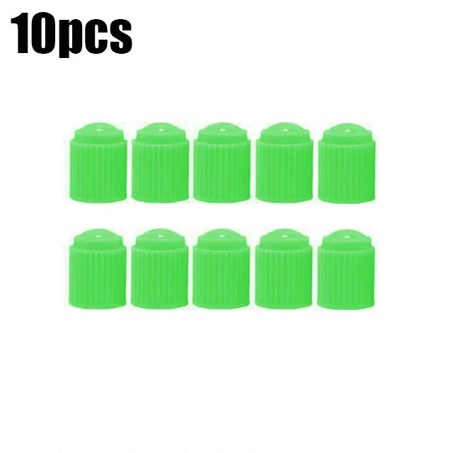 20Pcs Car Tire Tyre Valve Caps with O Rubber Ring Dust Covers Plastic Black Grey Red Stem Valve Caps for Cars Motorcycles Bike CM World