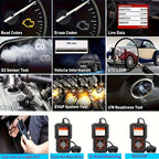 Car OBD2 Scanner Diagnostic Tool Code Reader, Car Voltage Tester Engine Fault Code Scanner, Charging Tester Diagnostic cy3001B Car Mobile World