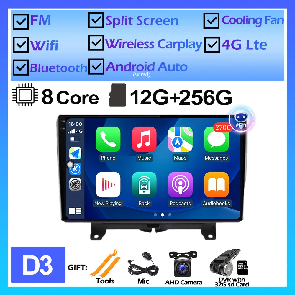 Android OS Car Radio Multimedia Player For Land Rover Range Sport 2005 - 2011 Wireless Carplay GPS Navigation Car Accessories 4G CM World