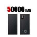 Lenovo 140W Super Fast Charging 500000mAh Ultra Capacity Portable Charger Power Bank CCC For iPhone Samsung