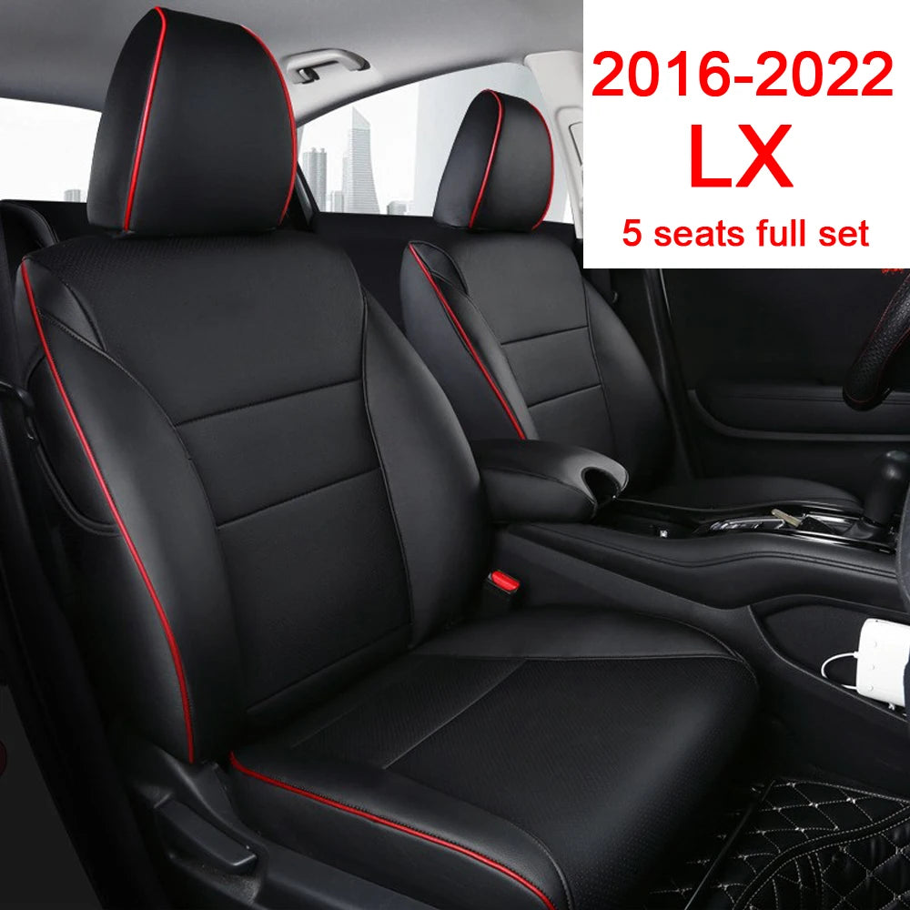 Car Special Seat Covers For Honda Vezel HRV XRV 2016 2017 2018 2019 2020 2021 2022 Car Seat Protective Cover Leather Cushion