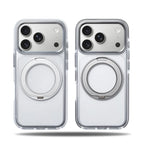 360° Magnetic Stand Case Cover for iPhone 17pro 17 17Pro Max Clear Shockproof for Magsafe Rotatable Magnet Kickstand Phone Case Car Mobile World