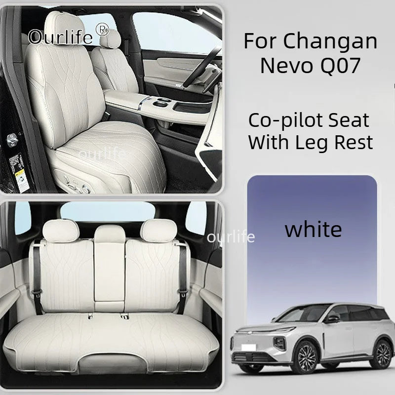 For Changan Nevo Q07 2026 2027 Complete Set of Breathable All-Season Protective Seat Covers Car Interior Accessories