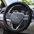 Durable Anti-Slip Car Steering Wheel Cover Microfiber Leather Steering Wheel Cover Universal Fit for Car, Truck, SUV, Van38cm CM World