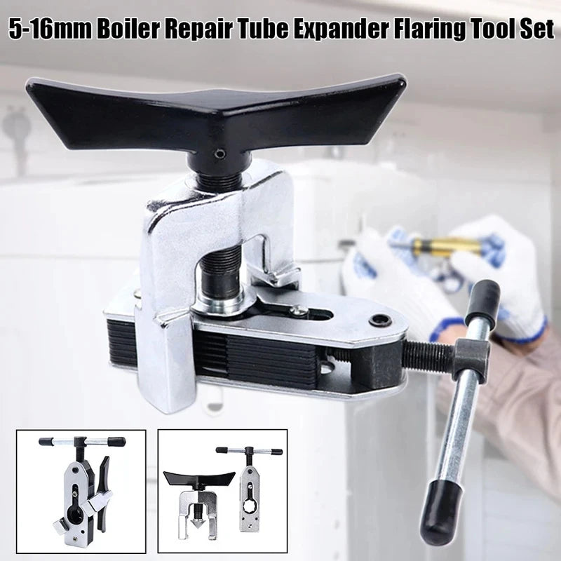 Variable Diameter 5-16mm Boiler Repair Universal Tube Expander Flaring Tool Air Conditioner Copper Pipe Refrigeration Expander CM World