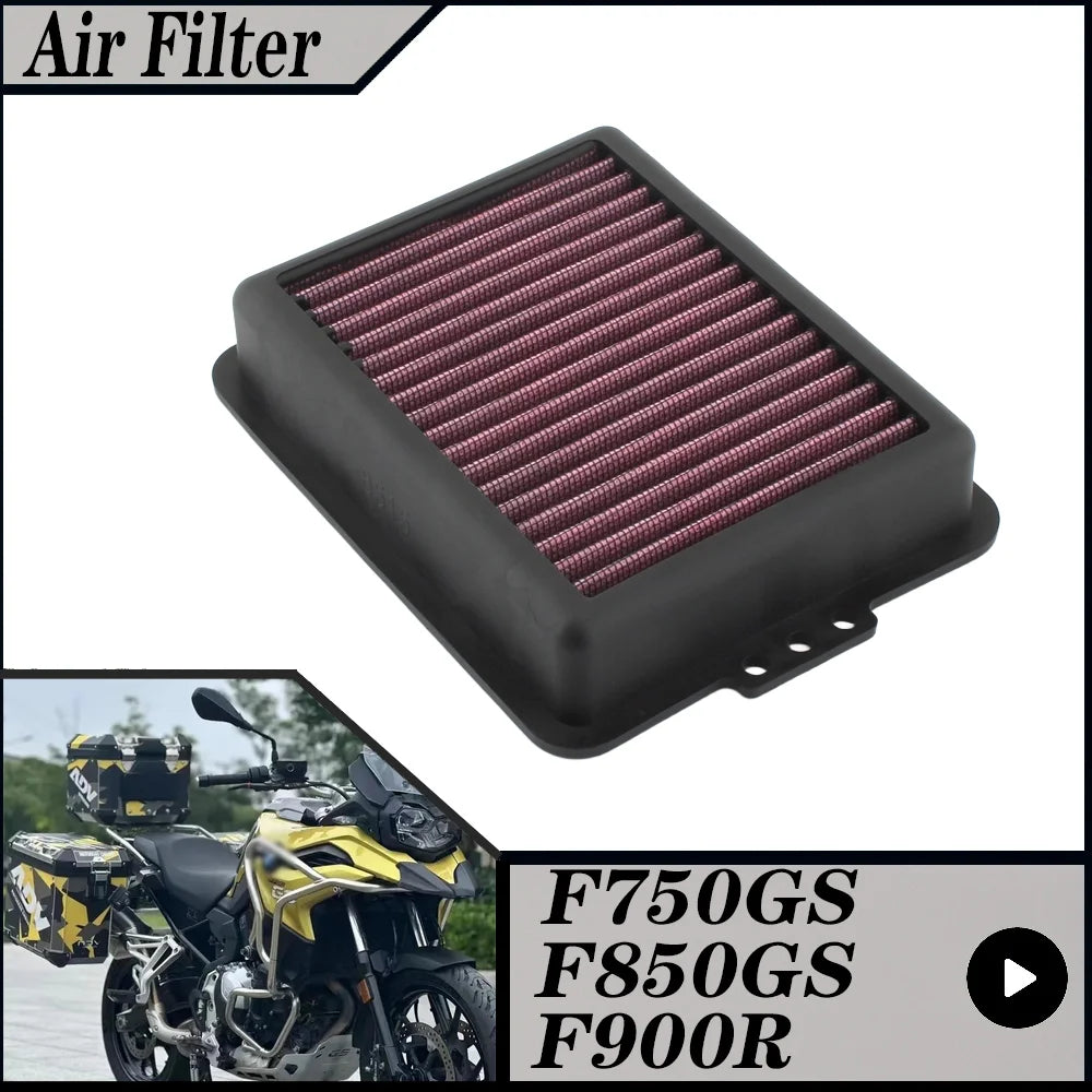 Motorcycle Washable Air Filter For BMW F750GS F850GS F900R F900XR Replaceable BM-8518 HFA7801 13728561572 Air Intake Filter CM World