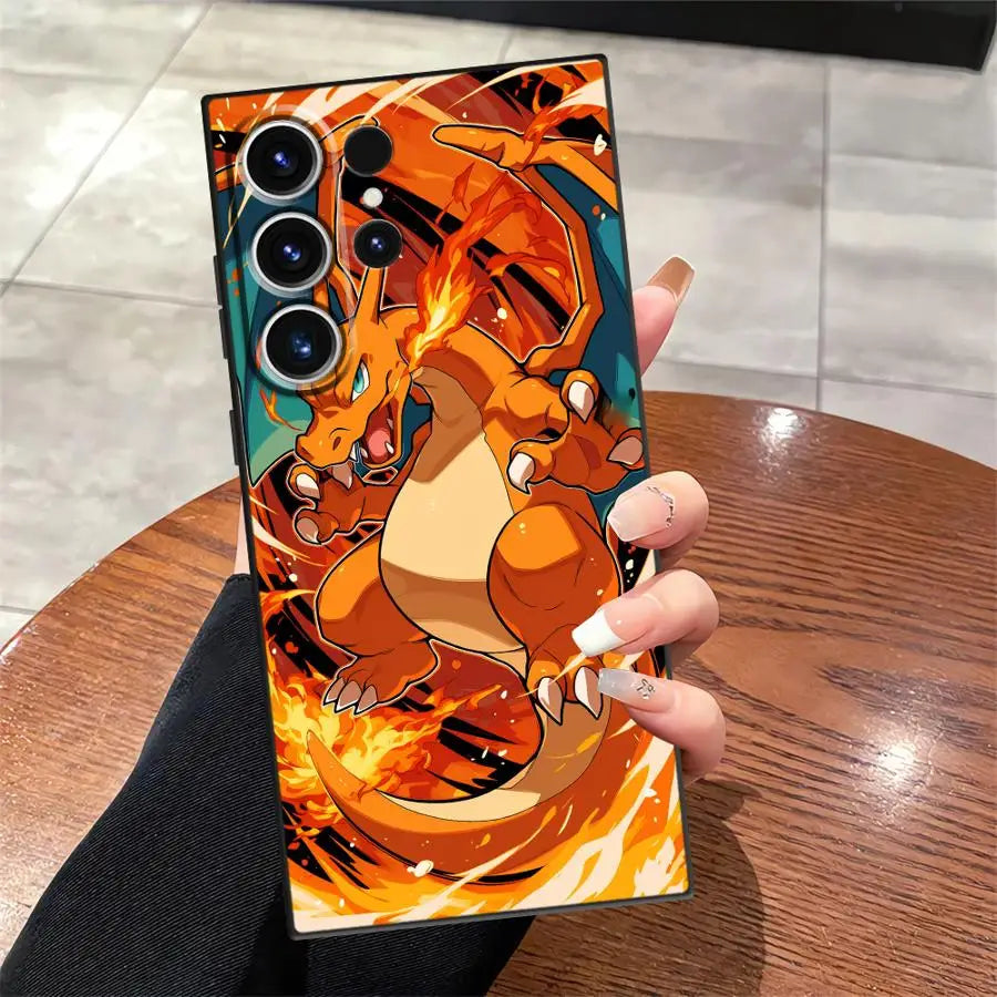 Case for Samsung Galaxy S26 Note 20 Ultra 8 9 10 S23 S20 S25 Ultra S10 S9 S24 Plus S21 FE Funda Phone Cover Hot Comic Pokemon