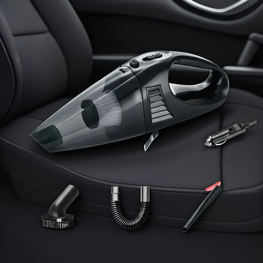 Wireless Car Vacuum Cleaner Portable Handheld - Dual Use for Home and Car Power Cord CM World