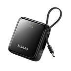 KUULAA 35W Mini Power Bank 10000mAh Built-In USB-C Cable Pocket-Sized Smaller Fast Charging Portable For iPhone 17 Samsung S25 Car Mobile World