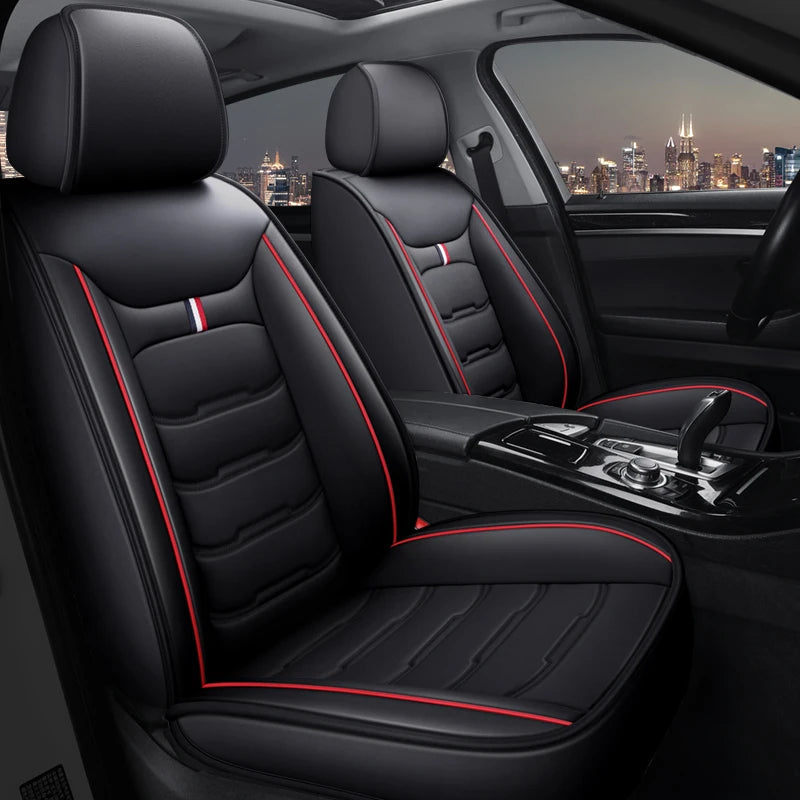 Full Coverage Universal Pu Leather Car Seat Covers for Bmw 5 Series F10 F11 G30 G31 E39 E60 E61 F07 F18 G38 G60 Car Accessories CM World