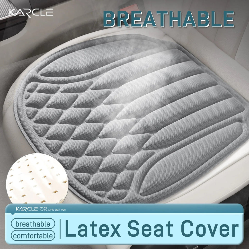 Breathable Cotton Car Seat Cover Summer Cool Front Seat Cushion Universal Rear Seat Pad Comfortable Car Interior Accessories Car Mobile World