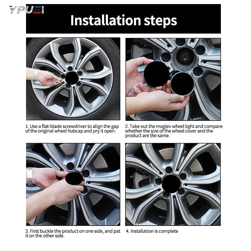 Hub Light Car Floating Illumination Wheel Caps LED Light Center Cover for Mercedes-Benz W177 W205 W206 W213 W214 W216 W222 CM World