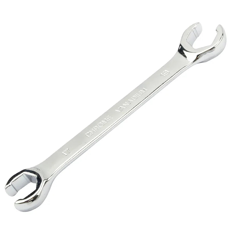 1pc Oil Pipe Flare Nut Wrench Open Ring Double Head Spanner 8-10-12mm High Torque  Mirror Hand Tool Brake Wrench for Car Repair Car Mobile World