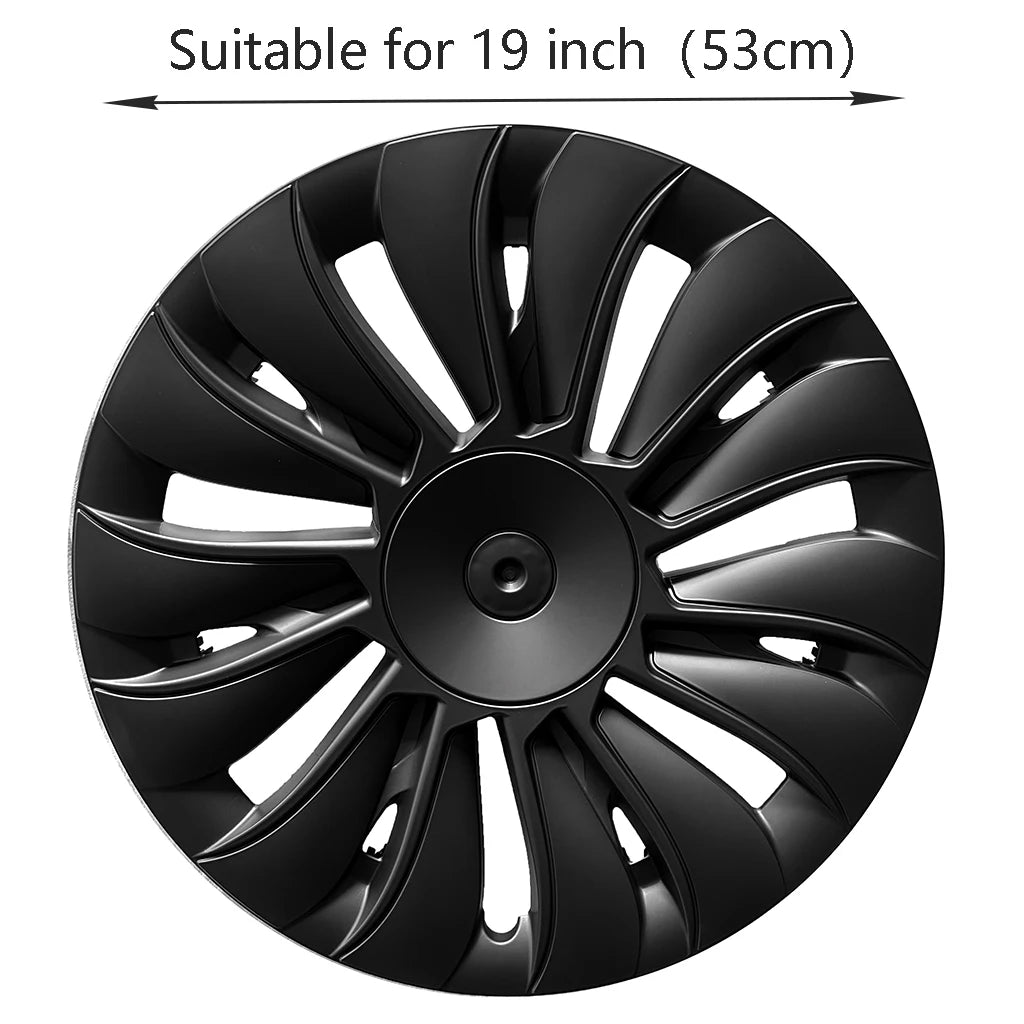 4PCS HubCap Car Replacement Performance Wheel Cap Automobile for Tesla Model Y 19 Inch Hubcap Full Cover Accesorios 2020-2024