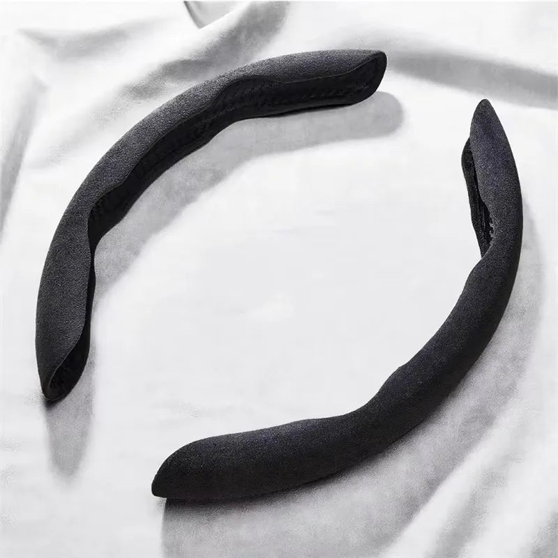 2025 Winter NEW Car Steering Wheel Cover Gearshift Handbrake Cover Protector Decoration Warm Super Thick Plush Auto Accessories CM World